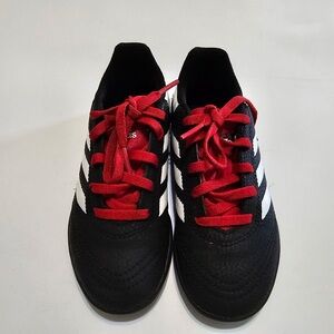 AdidasGoletto Red Lace Up Soccer Cleat Shoes kids US 12